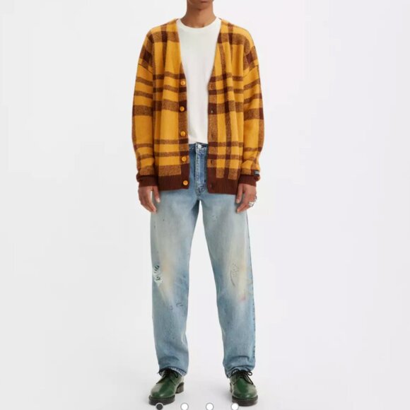 Levi's NWT 550™ '92 Relaxed Taper Fit Men's Jeans Painted Distressed Wash 33x32 - Picture 16 of 16